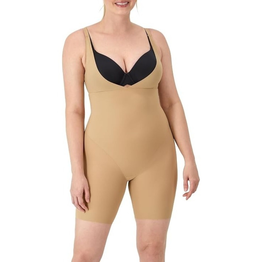 Women's (XXL) Shapewear Tummy Control, Open Bust Thigh Slimmer, Body Shaper